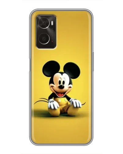 Чохол для OPPO A96 з картинкою «Міккі на жовтому»