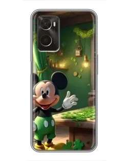 Чохол для OPPO A96 з картинкою «Міккі в майстерні»