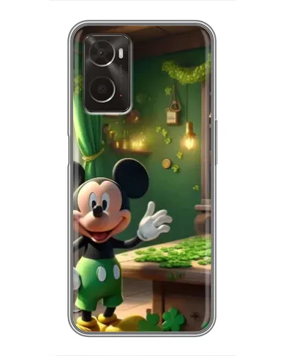 Чохол для OPPO A96 з картинкою «Міккі в майстерні»