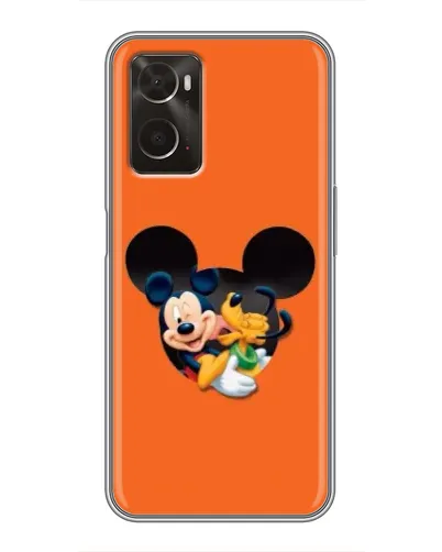 Чохол для OPPO A96 з картинкою «Серце Міккі Мінні»