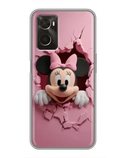Чохол для OPPO A96 з картинкою «Мінні крізь стіну»