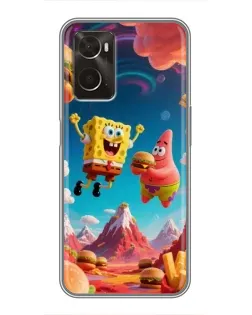 Чохол для OPPO A96 з картинкою «Космічний фастфуд»