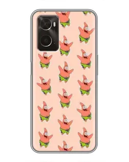 Чохол для OPPO A96 з картинкою «Патрік Стар паттерн»