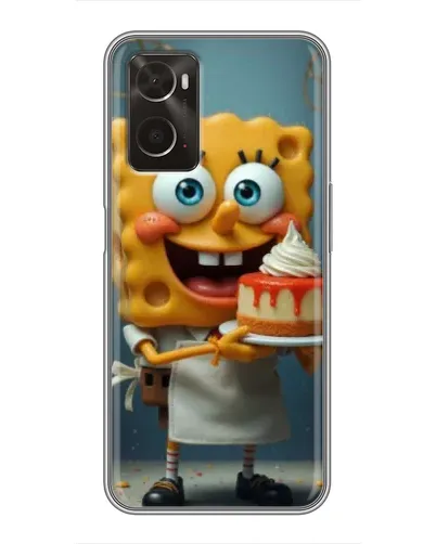 Чохол для OPPO A96 з картинкою «Кухар Спанч Боб»