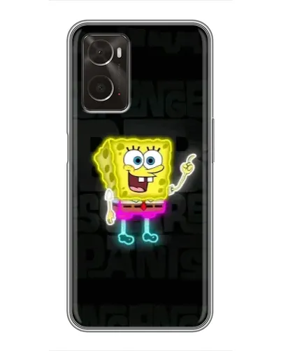 Чохол для OPPO A96 з картинкою «Неоновий Губка Боб»