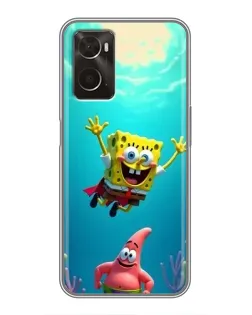 Чехол для OPPO A96 с картинкой «Спанч Боб под водой» Чехол для OPPO A96 с картинкой «Спанч Боб под водой»