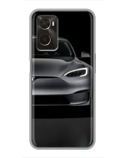 Чехол для OPPO A96 с картинкой «Tesla Model S Look» Чехол для OPPO A96 с картинкой «Tesla Model S Look»
