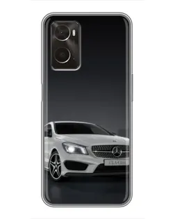 Чехол для OPPO A96 с картинкой «Mercedes AMG GT Silver» Чехол для OPPO A96 с картинкой «Mercedes AMG GT Silver»