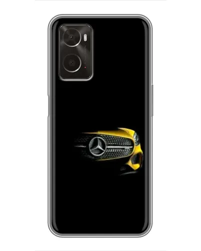 Чехол для OPPO A96 с картинкой «Mercedes — ретро стиль»
