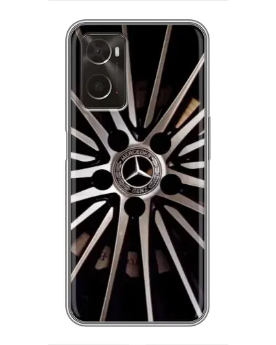Чехол для OPPO A96 с картинкой «Диск Mercedes»