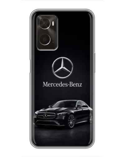Чехол для OPPO A96 с картинкой «Mercedes — решетка радиатора»