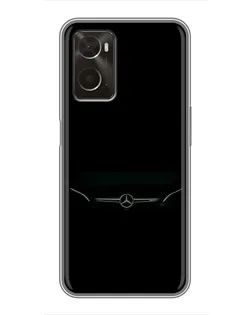 Чехол для OPPO A96 с картинкой «Mercedes Stealth Look»