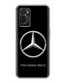Чехол для OPPO A96 с картинкой «Mercedes Silver Logo»