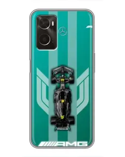 Чехол для OPPO A96 с картинкой «Mercedes AMG Petronas»