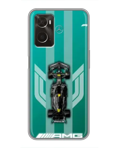 Чехол для OPPO A96 с картинкой «Mercedes AMG Petronas»