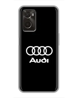 Чехол для OPPO A96 с картинкой «Классическое лого Audi» Чехол для OPPO A96 с картинкой «Классическое лого Audi»