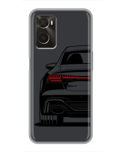 Чехол для OPPO A96 с картинкой «Задняя часть Audi — арт»