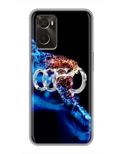 Чехол для OPPO A96 с картинкой «Энергия лого Audi»