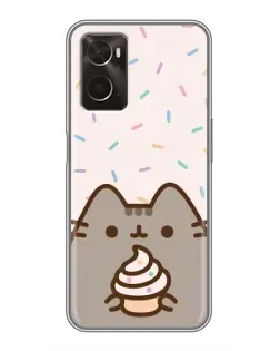 Чохол для OPPO A96 з картинкою «Пушин з кексом»