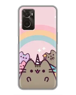 Чохол для OPPO A96 з картинкою «Єдиноріг Pusheen»
