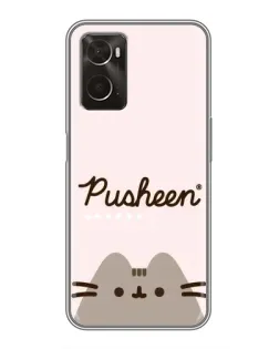 Чехол для OPPO A96 с картинкой «Pusheen логотип»