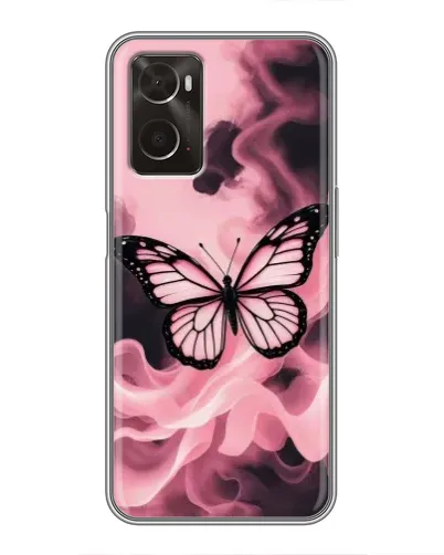 Чохол для OPPO A96 з картинкою «Метелик у диму»