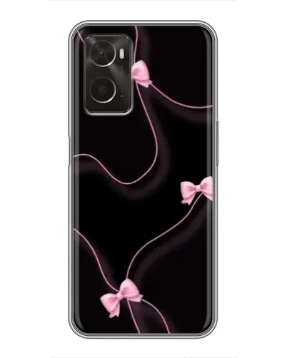 Чохол для OPPO A96 з картинкою «Рожеві стрічки»