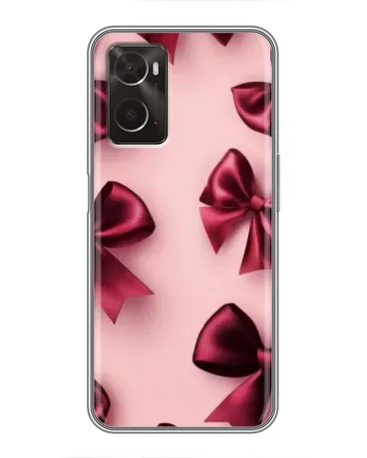 Чохол для OPPO A96 з картинкою «Бордовий атлас»