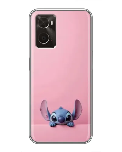 Чехол для OPPO A96 с картинкой «Stitch выглядывает»