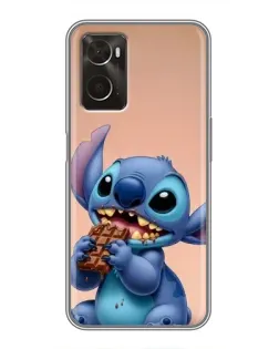 Чехол для OPPO A96 с картинкой «Стич ест шоколад» Чехол для OPPO A96 с картинкой «Стич ест шоколад»