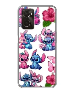 Чехол для OPPO A96 с картинкой «Стикеры Stitch и Angel» Чехол для OPPO A96 с картинкой «Стикеры Stitch и Angel»