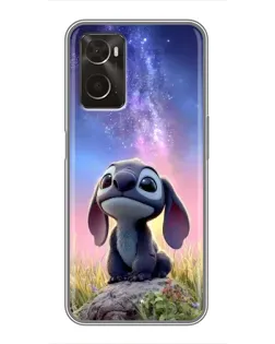 Чехол для OPPO A96 с картинкой «Стич на рассвете» Чехол для OPPO A96 с картинкой «Стич на рассвете»