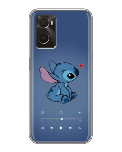 Чехол для OPPO A96 с картинкой «Музыкальный Stitch»