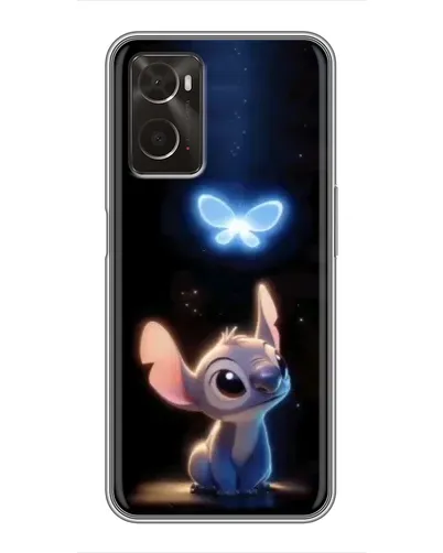Чехол для OPPO A96 с картинкой «Сияющий Стич»