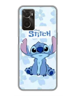 Чехол для OPPO A96 с картинкой «Stitch среди цветов» Чехол для OPPO A96 с картинкой «Stitch среди цветов»