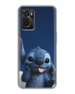 Чехол для OPPO A96 с картинкой «Стич в облаках» Чехол для OPPO A96 с картинкой «Стич в облаках»