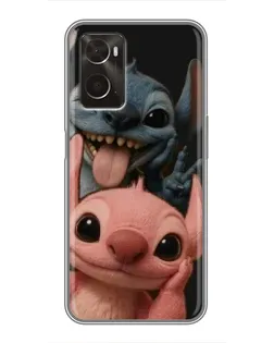 Чехол для OPPO A96 с картинкой «Стич и Ангел» Чехол для OPPO A96 с картинкой «Стич и Ангел»