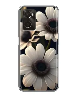 Чехол для OPPO A96 с картинкой «Белые маргаритки макро» Чехол для OPPO A96 с картинкой «Белые маргаритки макро»