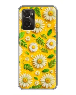 Чехол для OPPO A96 с картинкой «Ромашковое солнце» Чехол для OPPO A96 с картинкой «Ромашковое солнце»