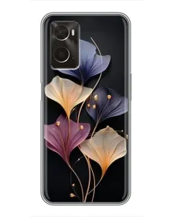 Чехол для OPPO A96 с картинкой «Лиловые цветы грации» Чехол для OPPO A96 с картинкой «Лиловые цветы грации»