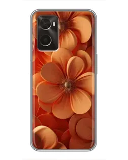 Чехол для OPPO A96 с картинкой «Оранжевый макро цветок» Чехол для OPPO A96 с картинкой «Оранжевый макро цветок»
