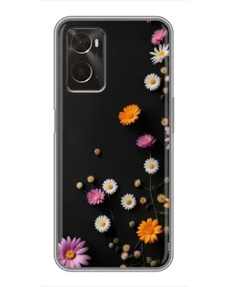 Чехол для OPPO A96 с картинкой «Цветочная композиция» Чехол для OPPO A96 с картинкой «Цветочная композиция»