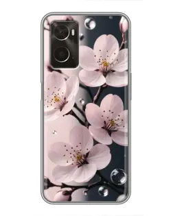 Чехол для OPPO A96 с картинкой «Нежная сакура и капли» Чехол для OPPO A96 с картинкой «Нежная сакура и капли»