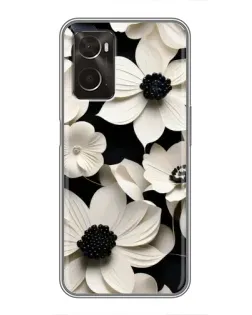 Чехол для OPPO A96 с картинкой «Объемные белые цветы» Чехол для OPPO A96 с картинкой «Объемные белые цветы»