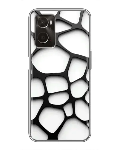 Чохол для OPPO A96 з картинкою «Біла об'ємна сітка» Чохол для OPPO A96 з картинкою «Біла об'ємна сітка»