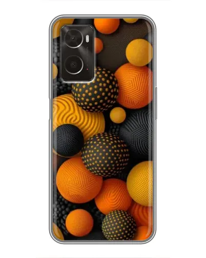 Чохол для OPPO A96 з картинкою «Об'ємні помаранчеві сфери» Чохол для OPPO A96 з картинкою «Об'ємні помаранчеві сфери»