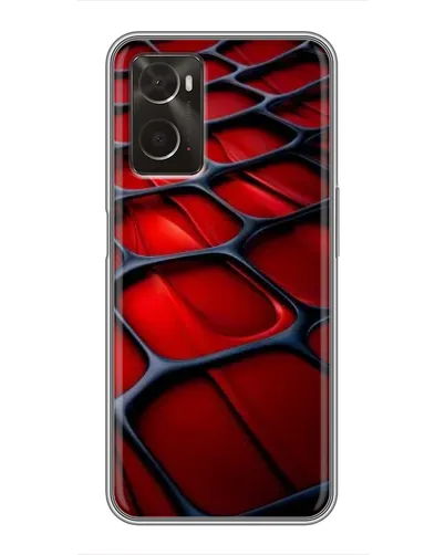 Чохол для OPPO A96 з картинкою «Червона глянцева сітка» Чохол для OPPO A96 з картинкою «Червона глянцева сітка»