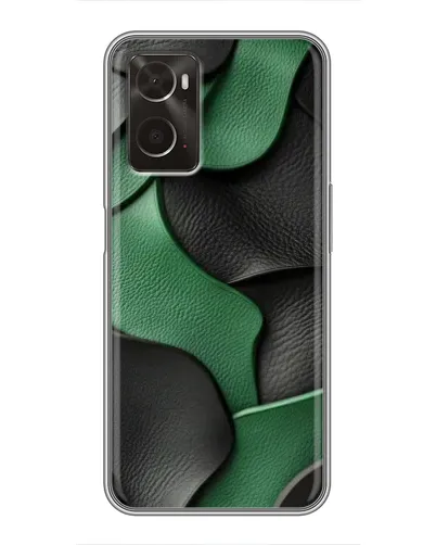 Чохол для OPPO A96 з картинкою «Зелені шкіряні хвилі» Чохол для OPPO A96 з картинкою «Зелені шкіряні хвилі»