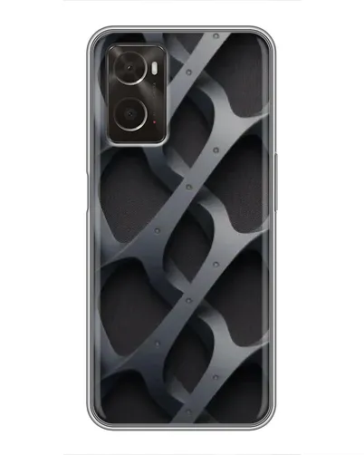 Чохол для OPPO A96 з картинкою «Об'ємне сіре плетіння» Чохол для OPPO A96 з картинкою «Об'ємне сіре плетіння»