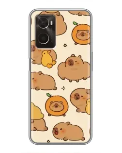 Чехол для OPPO A96 с картинкой «Капибары с апельсинами» Чехол для OPPO A96 с картинкой «Капибары с апельсинами»